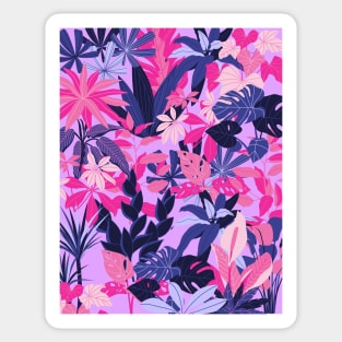 Cyberpunk floral patten Sticker